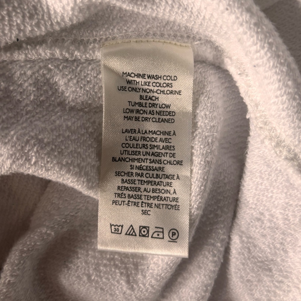 Free People We the Free Clean Prep Polo White Blue Sailor Pullover Sweater - Picture 8 of 11